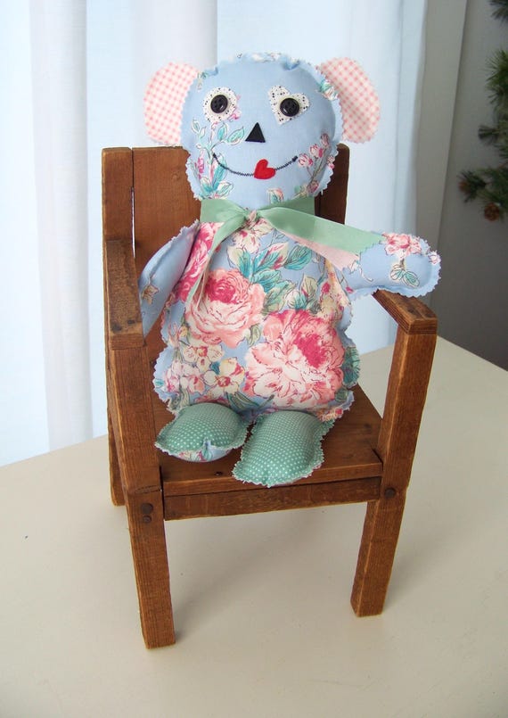 floral stuffed animal