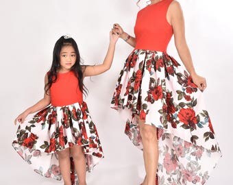 Mother Daughter Matching Dresses Mommy And Me Dress Mom And Daughter Matching Outfit Mothers Day Dress Party Dress Bridesmaid Birthday Dress
