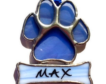 Stained glass dog  Etsy