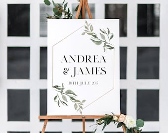 Wedding Welcome Sign, Wedding Menu Sign, Wedding Seating Chart, The Andrea Suite, Printable Sign, Printable Wedding Sign, Wedding Suite