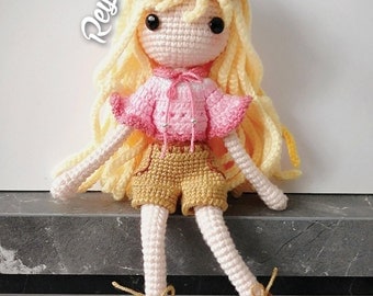 Crochet Doll Pattern - Reyla 蕊拉