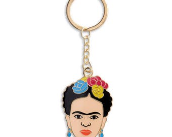 Frida, Frida Kahlo, Keychain, Key Chain, Art, Artist, Gift (Item Key11)