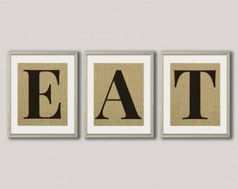 Eat Wall Decor eat letters | etsy Eat Wall Decor eat letters | etsy