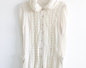 Vintage Edwardian Chiffon Blouse *Sale* 40% off