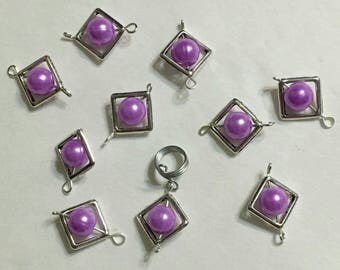 Wholesale Loc Jewelry Pearly Lilac