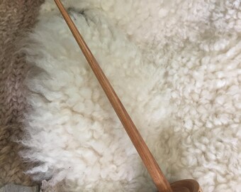Tibetan Style Support Spindle in Maple and Hickory