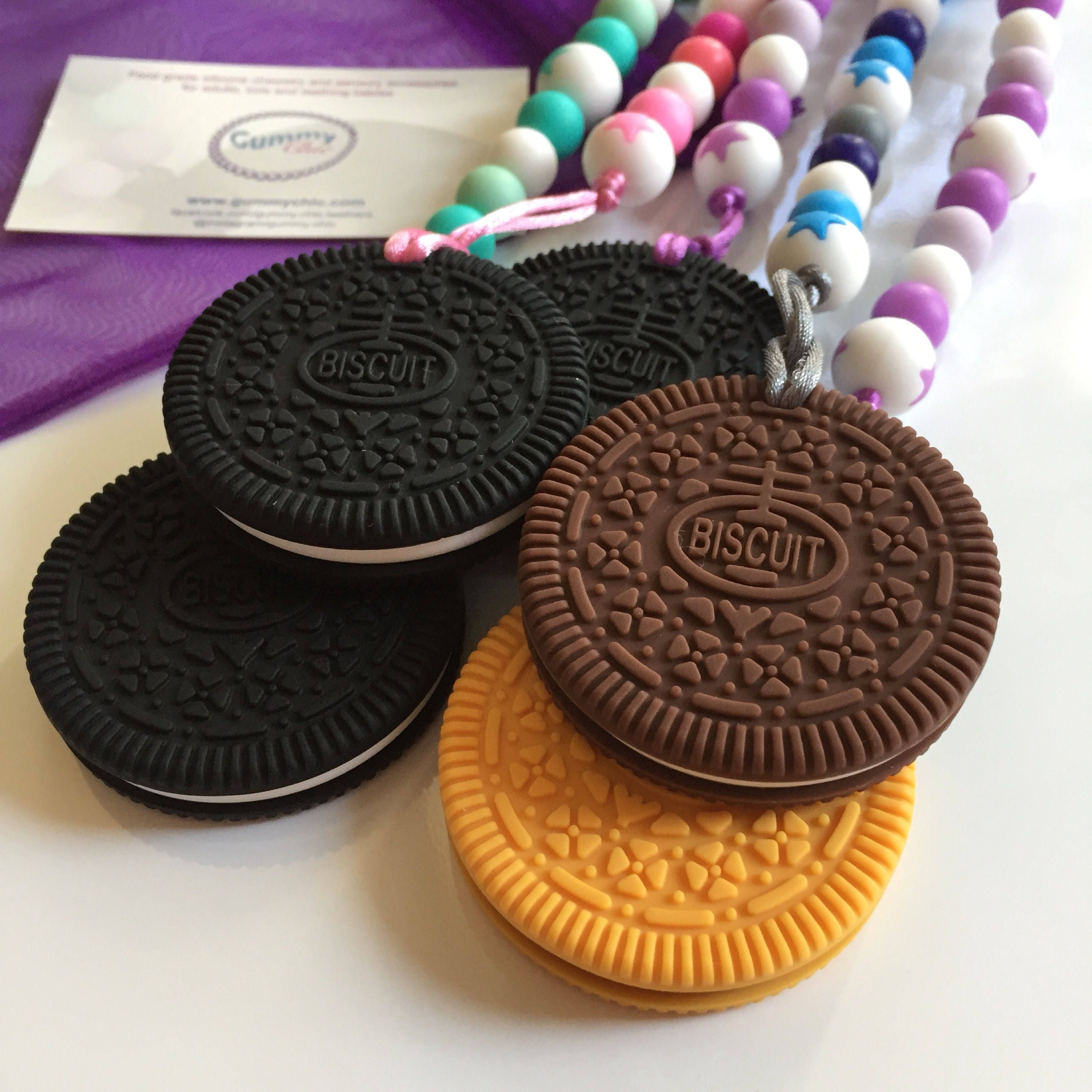 Black Oreo Teether Oreo Cookie Teether Baby Teethers