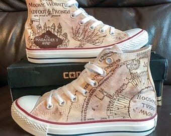 CUSTOM customised Hand painted shoes vans sneakers converse toms painted to order