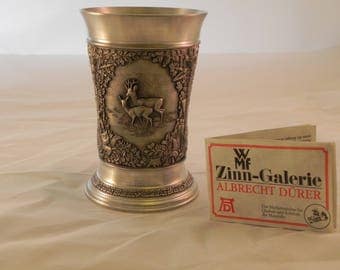 Exquisite Pewter Tumbler WMF Zinn