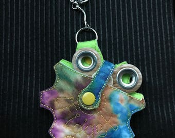 Fidget spinner case/holder/ clip - Tye dye finger spinner pouch/ fidget spinner pocket