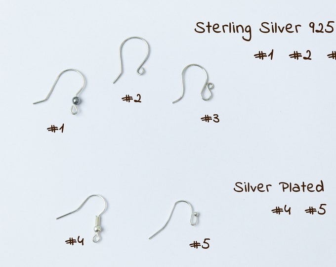 Kidney wire earrings, Magenta earrings, Kidney hook earrings, Kidney earrings, Elegant earrings formal, 8-18mm ball size