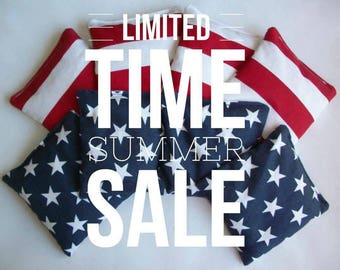 USA cornhole bags USA corn hole bags American patriotic Fourth of July 4th of July