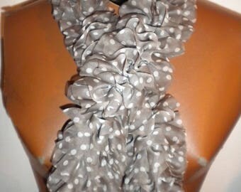 handmade black TUTU from Katia color ribbon yarn scarf