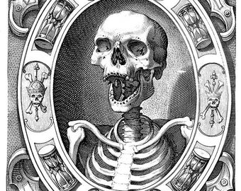 Vanitas medieval death memento mori digital