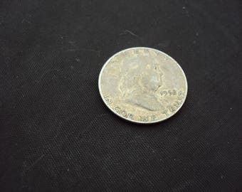Old Coins, Old US Coins,Half Dollar, Ben Franklin, Ben Franklin Half