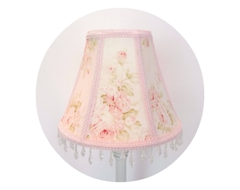 Mary Rose Pink Floral Shabby Chic fabric ~ Lamp Shade