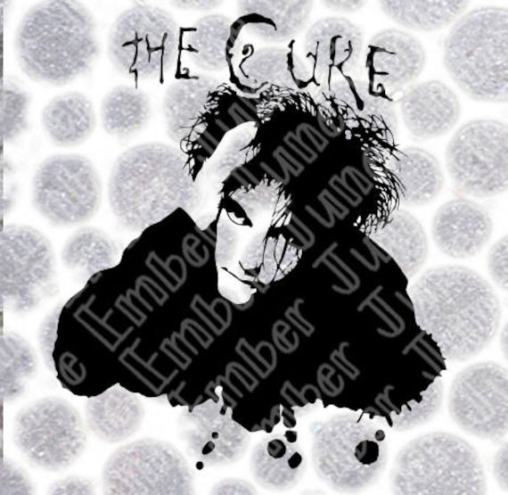 The Cure Robert Smith Inspired Svg Band Cut File .SVG .DXF