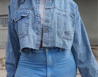Vintage Calvin Klein Denim Shirt Size L