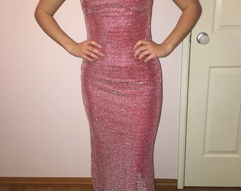 Sparkling Red 90s Maxi Dress