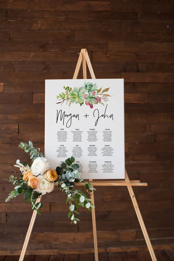 10 Unique (+ mostly easy!) Seating Chart Ideas For Your Wedding