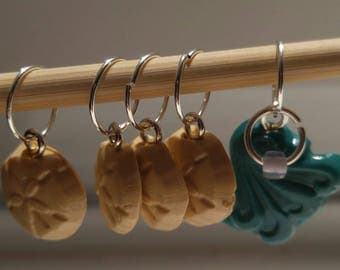 Surf and Sand Stitch Markers