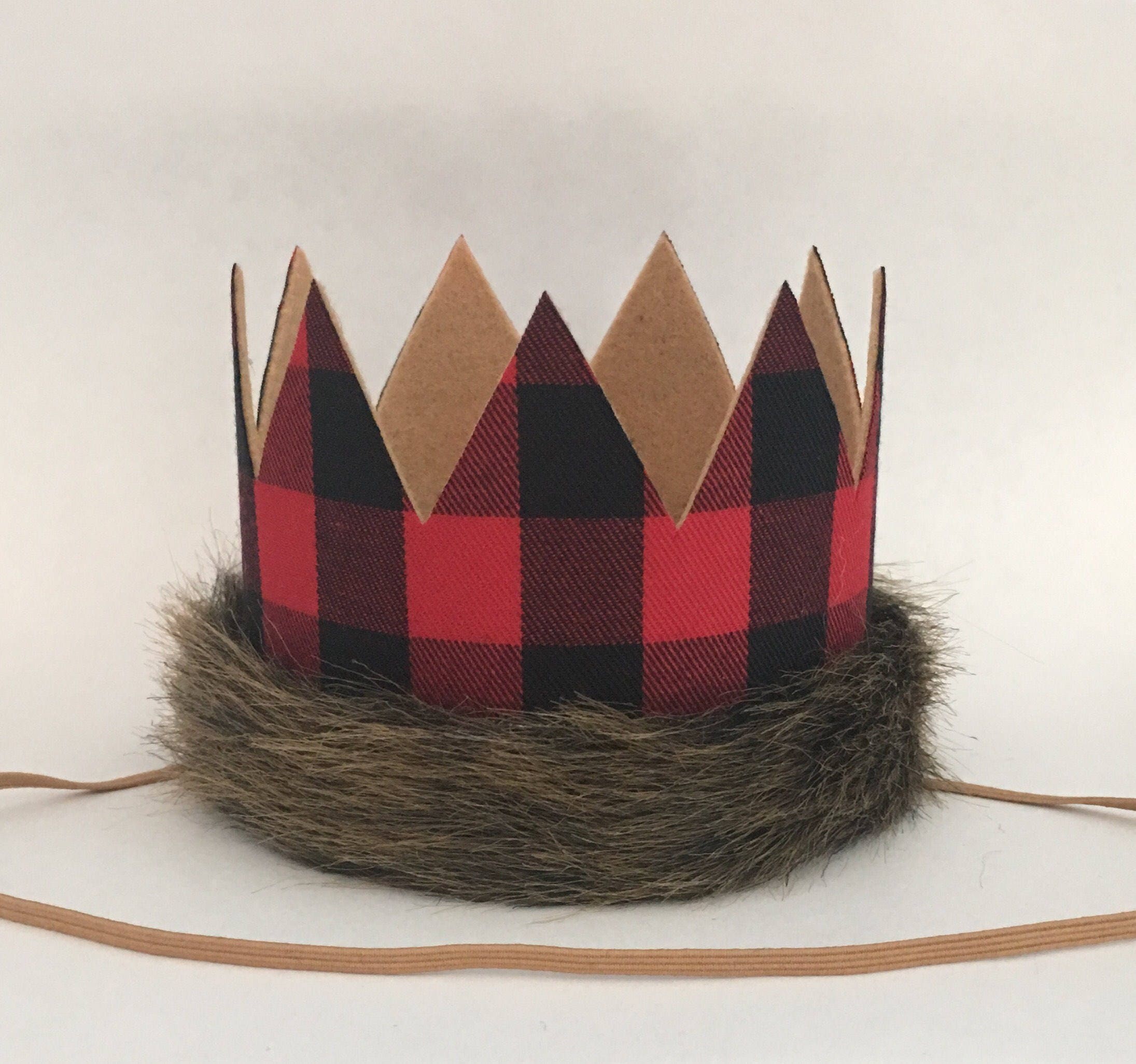 Lumberjack Birthday Crown Lumberjack First Birthday Hat