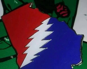 Georgia State Grateful Dead Hat Pin
