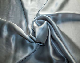 1712-181 - Crepe Satin silk 100%, width 135/140 cm, made in Italy, dry cleaning, weight 100 gr