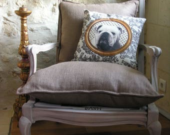 Bergere armchair Louis XV antique style
