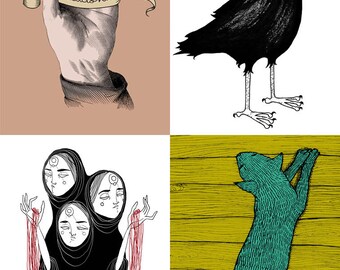 Postcards #2 IZ / IZ Postcards #2 (4u pack.)