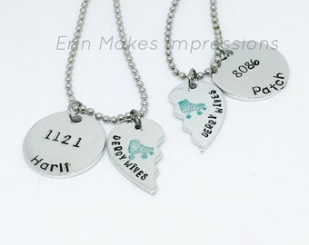 Derby Wives necklace, roller derby necklace, roller derby gift, derby wife gift, roller skate necklace, roller derby jewelry, derby wife