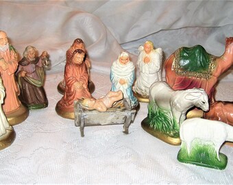 Nativity Finger Puppet Set Includes Baby Jesus Mary Jospeh