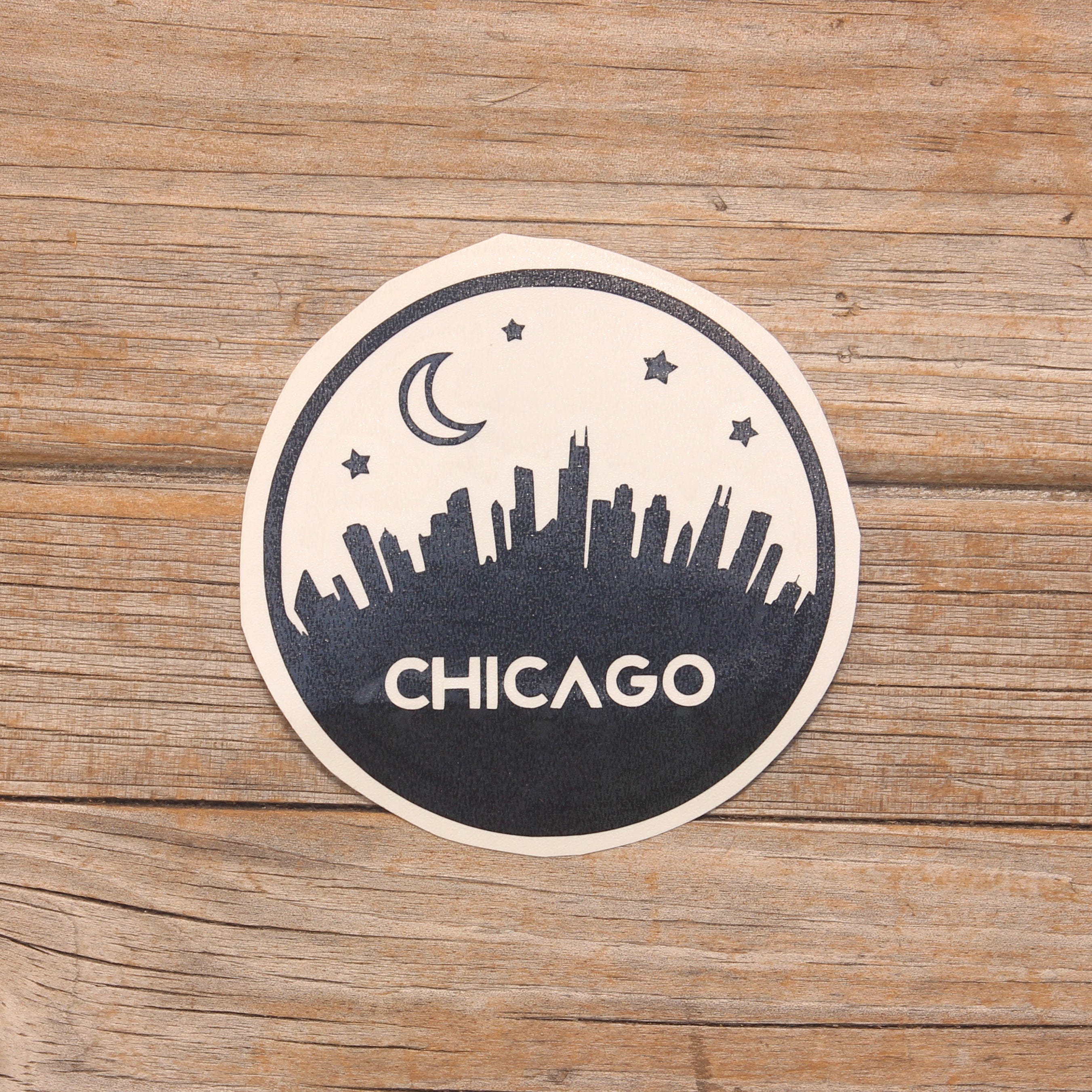 Chicago circle vinyl sticker Car stickers Car Decals Laptop