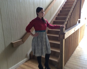 Bohemian style upcycled dress