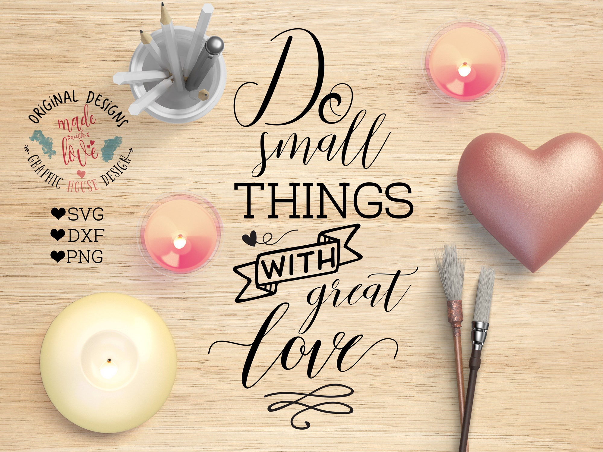 Download Do small things with great love SVG DXF PNG Mother Teresa