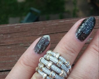 14k Gold 2ct Diamond Wedding Band Ring