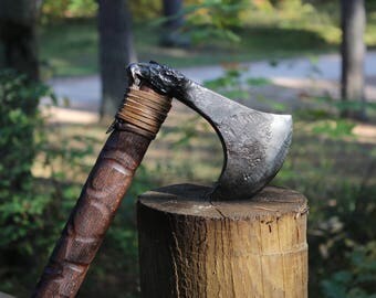 RARE HACHE TÊTE De Hache Autrichienne Vintage Ancienne Hache Forgée
