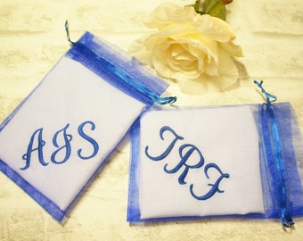 Mens Handkerchief, Mans Handkerchief, Monogrammed Handkerchief, Embroidered Initials Handkerchief, Wedding handkerchief, Gift for him