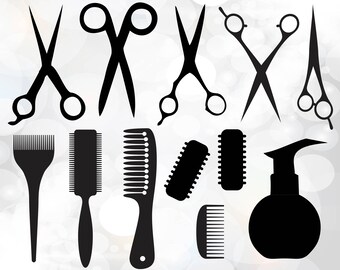 Hairdresser svg - hairdresser Clipart - barber salon digital download - hairdresser svg, dxf, eps, png - Hairdresser Cut File - Barber Svg,