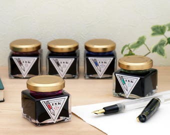 Wancher Colorful Japan Fountain Pen Ink Bottle 30 ml Collectible