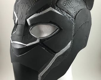 Black panther mask  Etsy
