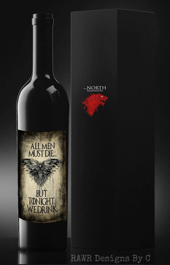 Game of Thrones Wine Game of thrones Gift Game of Thrones