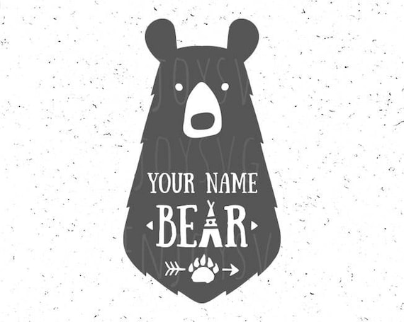 Your Name Bear SVG Baby Bear Svg file Baby Bear Svg Name Baby