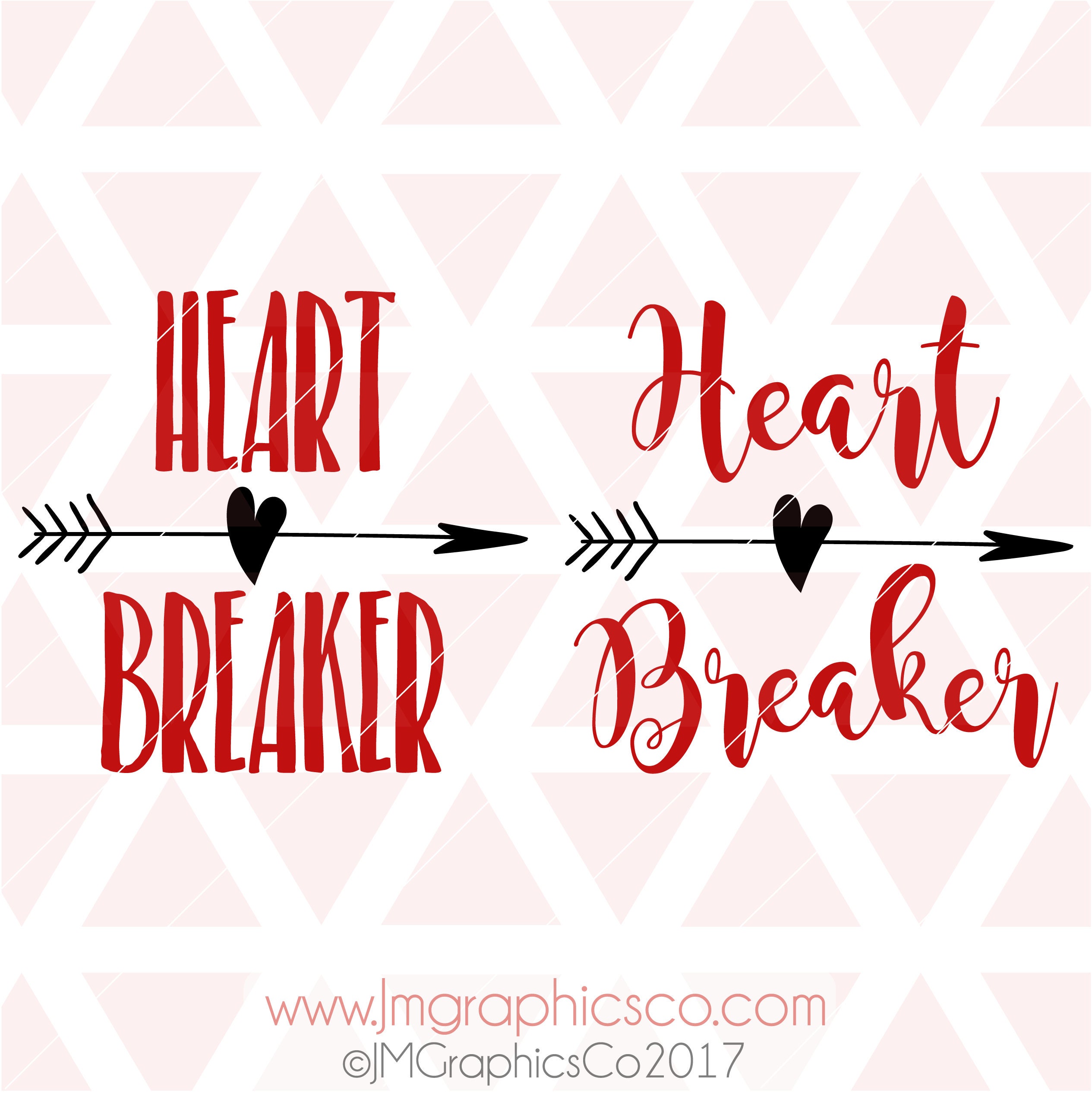 Heart Breaker svg eps dxf png pdf cut file cricut