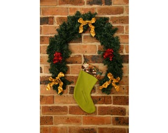 Dog Christmas Stocking - Pet Christmas Stocking - Christmas Stocking - Holiday Stocking - Fleece Stocking - Christmas Decor - Gifts For Pets