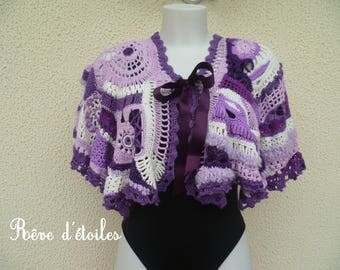 Free-form crochet shoulder-gorgeous warmer