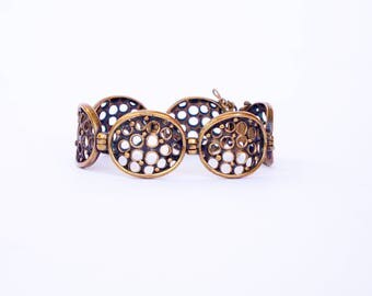 Modernist bronze bracelet Jorma Laine