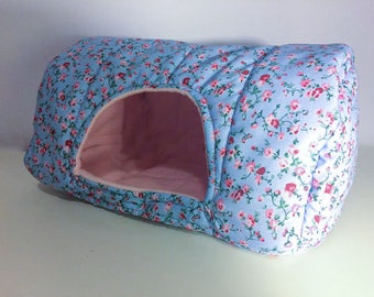 Guinea pig bed cage accessory house cosy fleece small pet sleep spot