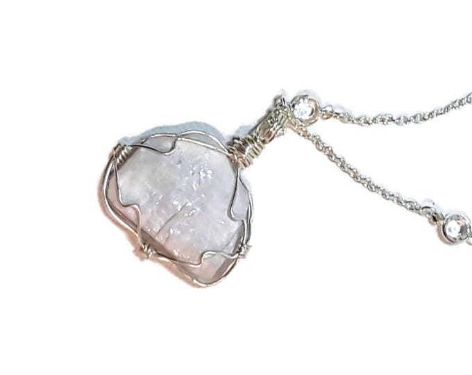 Small Beach glass jewelry for women - Dainty Gift - Wire Wrap Beach Scene Beach Glass -Lake Michigan - Beach