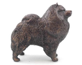 keeshond figurine